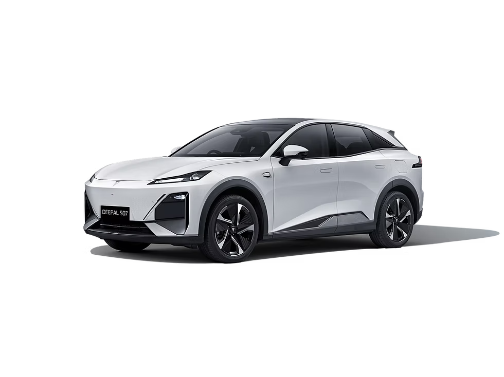 Deepal S07 рестайлинг, прозрачный вид автомобиля