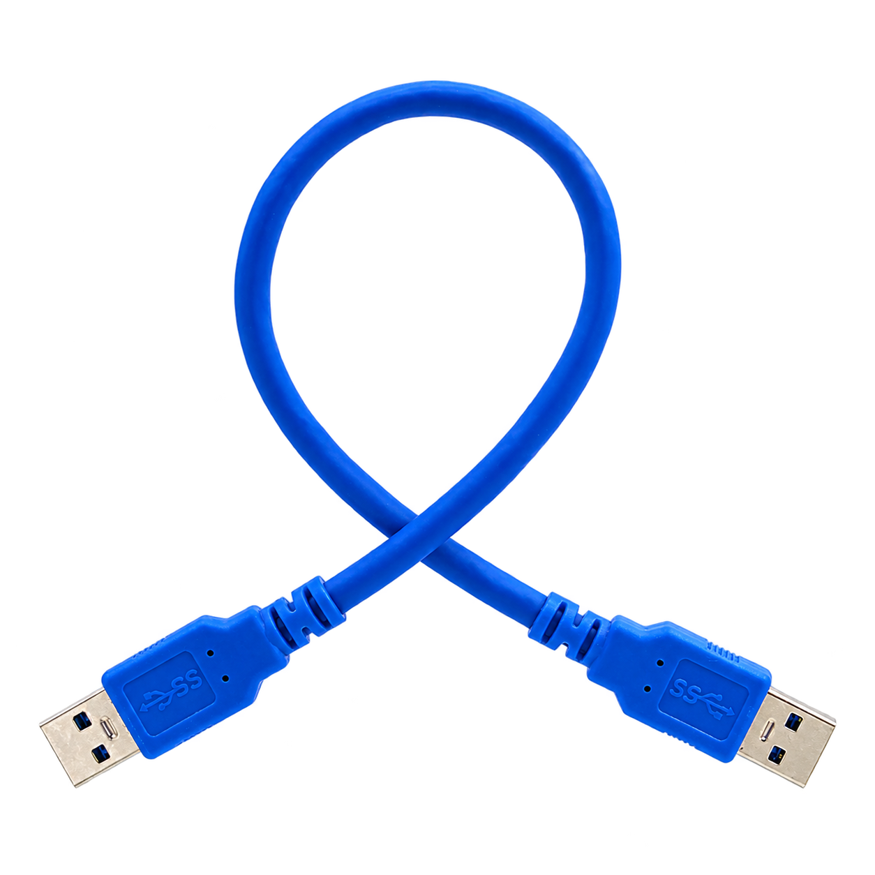 Кабель USB 3.0 Type-A — Type-A с двумя штекерами